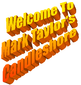 Picture that reads: "Welcome to Mark Taylor's Candleshore.com"